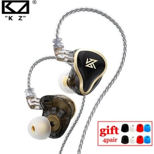 KZ ZAS 7BA+1DD Hybrid In Ear Earphone 16 Drivers Unit HIFI Headset DJ Monitor Headphones 8Core Cable KZ ZSX ZS10 PRO ZSN PRO ZAX