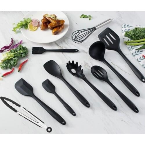 Mulitfunctional Cooking Tool Set Silicone Non-stick Pan Heat Resistant Cooking Heat-resist Set Silicone Kitchen Cooking Tools
