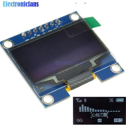 1.3" 1.3 inch White Color 128X64 OLED LCD LED Display Module For Arduino SPI Communicate