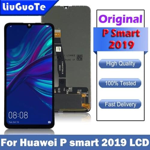 Original 6.21'' Screen For Huawei P Smart 2019 LCD With Frame LCD Screen Display For P Smart 2019 LCD Screen POT-LX1 L21