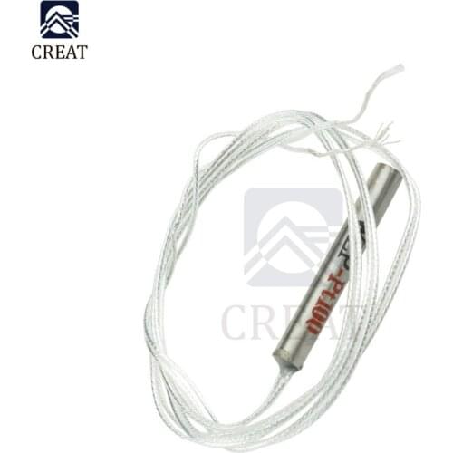 PT100 Platinum Resister Temperature Sensor Waterproof Temp Probe -20~450 Celsius Insulated Shielding Fiberglass
