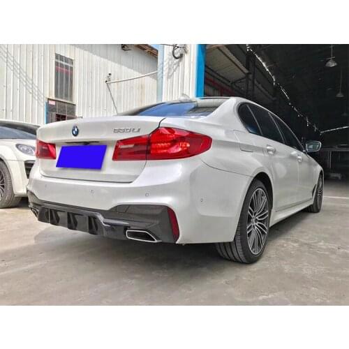 Suitable for / G30 G38 Bmw 5 Series 525li530lim Sport Version Refitting Small Surrounding Carbon Fiber M5 Rear Lip