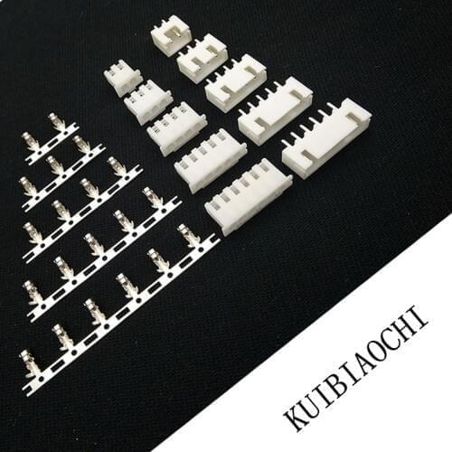 XH2.54 wire Connector XH 2.54mm 180 angle straight pin Header + Housing + Terminal for PCB Car 2P 3P 4P 5P 6P 7P 8P 9P 10P 11P