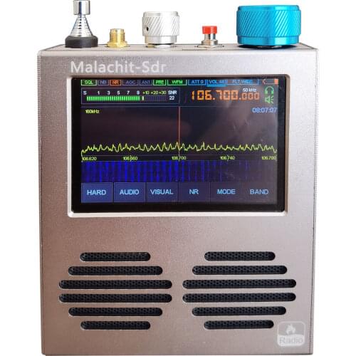 Malahit-SDR Receiver DSP Radio Receiver with 3.5" Touch Screen 50KHz-2GHz Official Authorization Version