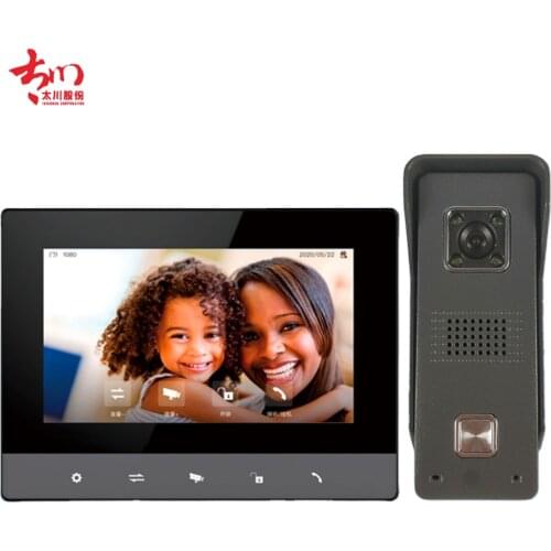 Amazing price 4 line doorphone intercom unlocking monitoring video intercom indoor monitor