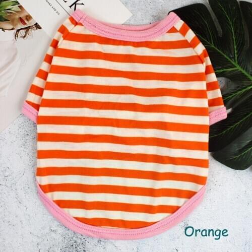 Comfortable Dog Clothes Suitable For Spring And Summer Small &Medium-Sized Dogs Stripe