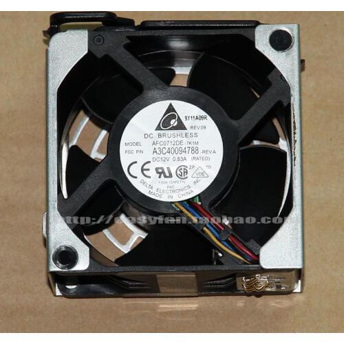 Detla Electronics AFC0712DE 7K1M DC 12V 0.83A 70x70x38mm Server Cooling Fan