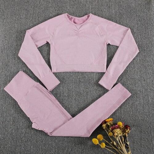 CHRLEISURE Womens Tracksuit High Waist Was Thin Sexy Outfit Gym Leggings Sports Long Sleeves Women Sets Clothes 2021