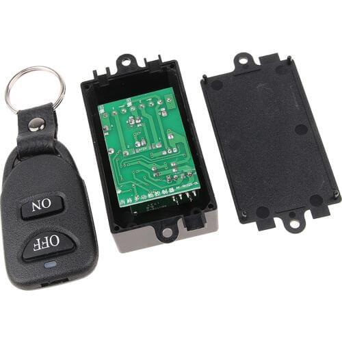 2-Buttom Relay Wireless RF Remote Control Switch DC 12V Transmitter Buckle 433Mhz