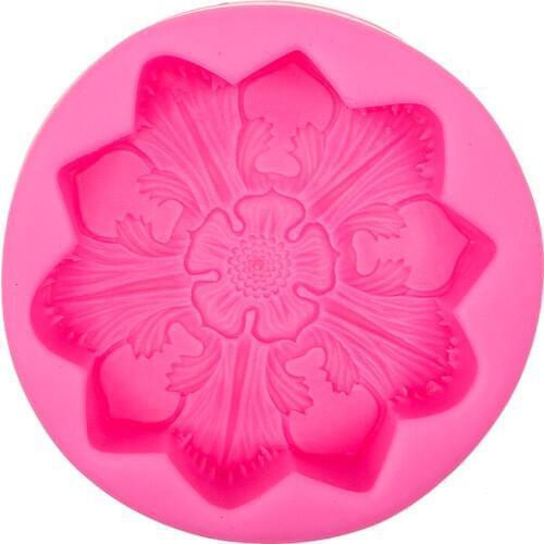 3D Lovely Retro Big Flower Soap Mold Craft Art Silicone Soap mold Craft Molds DIY Handmade Candle molds cake tools F0594