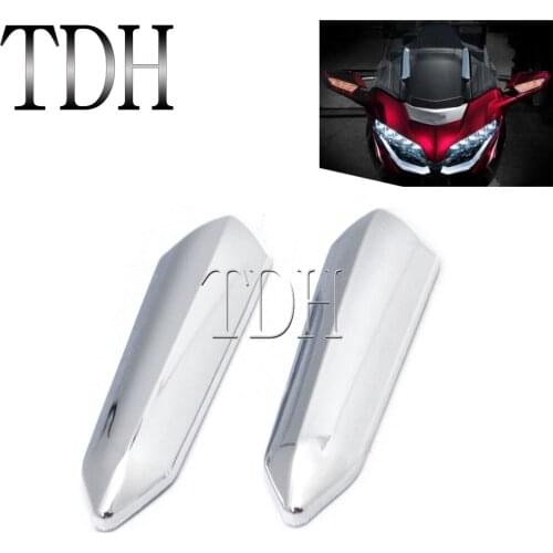 For Honda Goldwing GL1800 Tour DCT Airbag 2018 2019 2020 Pair ABS Plastic Windshield WindScreen Accent Trim Strut Covers Case