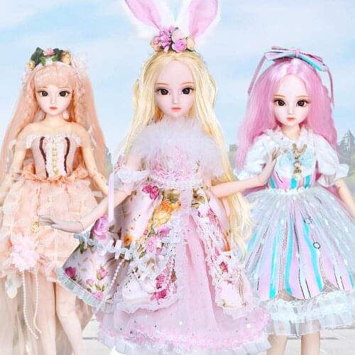 DBS bjd 1/4 45cm Princess Diary Queen Fashion Doll White Skin Doll Gorgeous Costume and Shoes Makeup and Combination girl gift