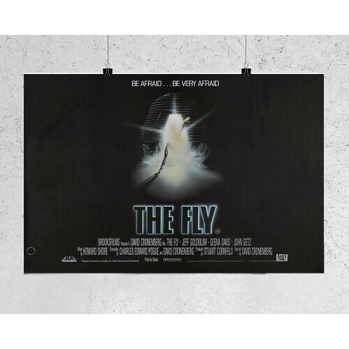 L224 THE FLY Movie 1986 Jeff Goldblum David Cronenberg Silk Fabric Poster Art Decor Indoor Painting Gift
