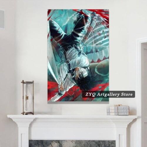 Attack on Titan (9) Canvas Poster Bedroom Decor Sports Landscape Office Room Decor Gift Baby Bedroom Decoration