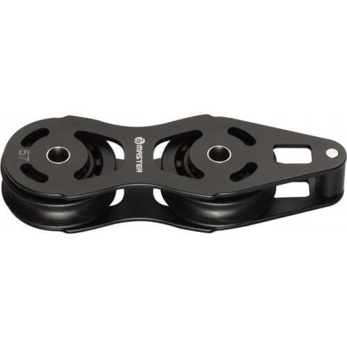 Marine Boat Yacht Sailboat Dinghy 57mm 2 1/4 Inch Aluminum Organizer 2 Sheaves Big Boat Block Master ALC-0502F