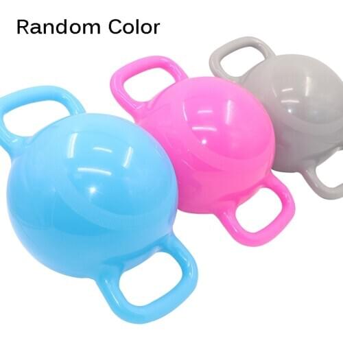 Sports Yoga Dumbbell for Fitness Massage Kettle Bell Double Handle Women Pilates Massage Bell Fitness Quipment Yoga Kettle Bell