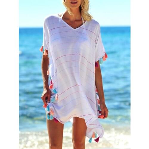 2021 Summer Time Women Summer Beach Beachwear Cover Up Bathing Chiffon Dress Swimwear Bikini Wear