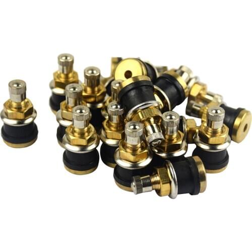 20 Pieces TR575 Truck Tire Valve Stems Clamp-In Type Universal