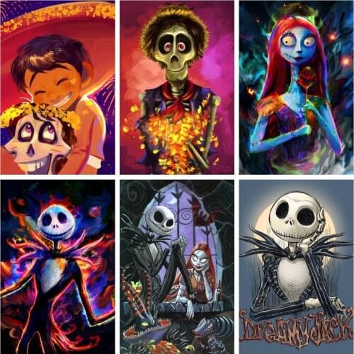 Disney The Nightmare Before Christmas Sally 5D Diamond Painting Cross Stitch Kits Embroidery Handicraft Mosaic Home Decor Gifts