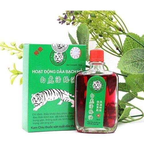 18ml White Tiger Balm Oil Shoulder Osteoarthritis Bone Spurs Cervical Spondylosis Pain Relief Rheumatic Pain Leg Pain Frozen