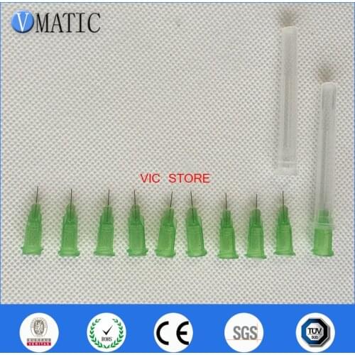 Free Shipping Non Sterilized Pcs 34G 1/4'' Inch Dispensing Glue Needle Tip Nozzle
