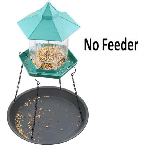 Large Wild Bird Feeder Hanging Feeding Station Garden Water Bath Tray Outdoor