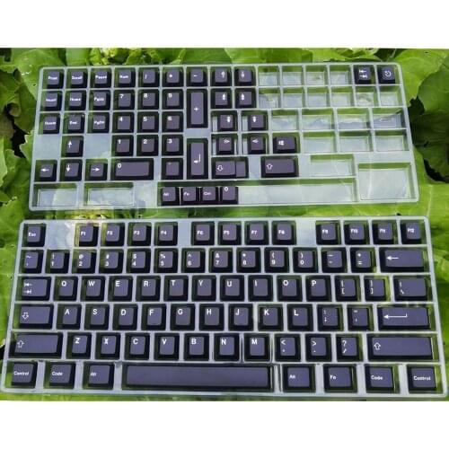 Extreme Black Keycaps For Cherry Mx Gateron Kailh Box TTC Switch Mechanical Keyboard 61 87 104 120key Cherry Profile PBT Key Cap