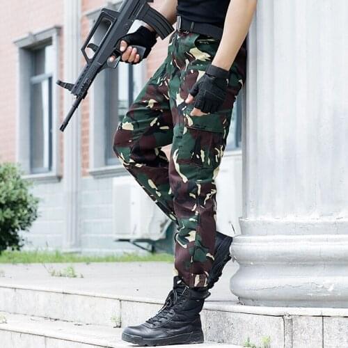 Military Camouflage Combat Army Cargo Pants High Quality Working Harem Pant Mens Tactical Men Jogger Pantalon Homme Sweatpants