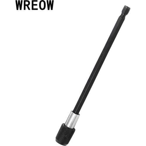 1/4" Hex Rod Shank Long Handle Screwdriver Tip Holder Magnetic Extension Bit Set Extensions Quick Change Drill Extension Tool