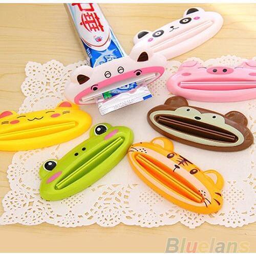 Bathroom Home Tube Rolling Holder Squeezer Easy Cartoon Toothpaste Dispenser to use tube toothpaste squeezer tutto bagno hogar