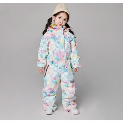 Kids Ski Suit Waterproof Snow Set Winter Girls And Boys Skiing And Snowboarding Jacket For Child