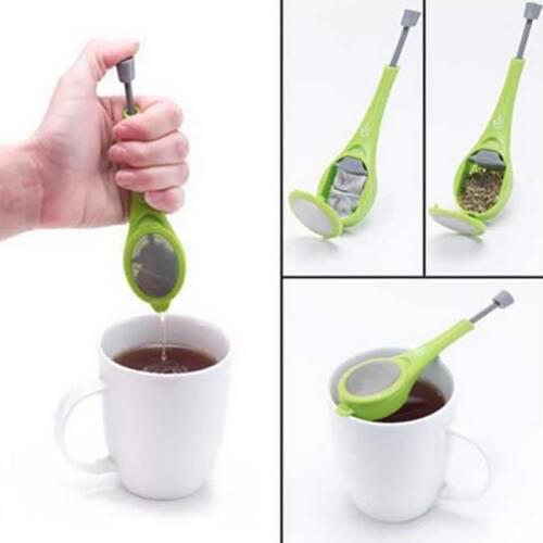 Tea Infuser Extrusion Press Reusable Food Grade PP Tea Strainers Tea Bags Teaware Tools Home Supplies