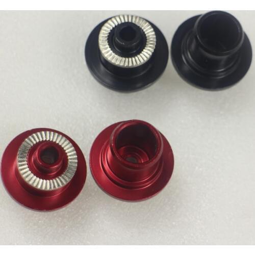 M5 5mm QR end caps for Powerway MTB M64 front hub PHB-M64 black or red aluminum alloy side covers AL7075 converters adaptors