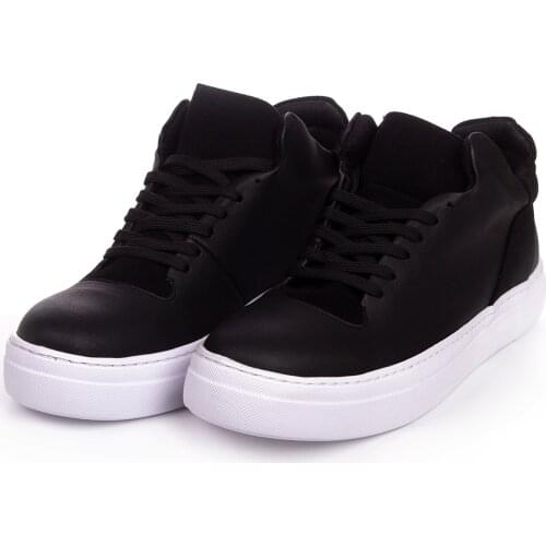 YTHG Summer Season Sneakers Black Unisex Faux Leather Casual Shoes Lace-Up Unisex Wedding Walking Vulcanized Fashion 2021 Suede Detailed Material Air Lightweight Running White Base Daily