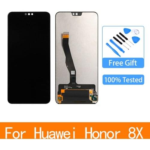 Original 6.5'' Display For Huawei Honor 8X LCD JSN-L21 JSN-L42 Touch Screen Digitizer Assembly Repair Replacement With Frame