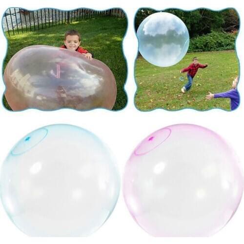 Durable Bubble Ball Inflatable Fun Ball Amazing Tear-Resistant Super Wubble Bubble Ball Inflatable Outdoor Balls Party Supplies
