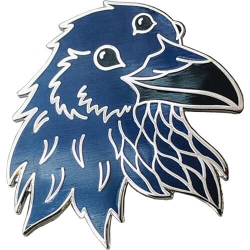 Three Eyed Raven Pin