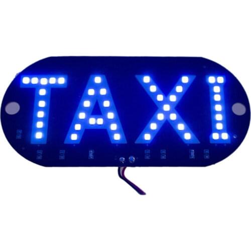 1Pc 12V LED Car Taxi Cab indicator Brand New High Quality Energy Saving Long Life Lamp Windscreen Sign Windshield Light Lamp