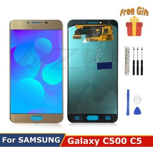 5.2'' Super AMOLED for SAMSUNG Galaxy C5 LCD Display C5000 SM-C5000 C500 Digitizer Touch Screen Replacement With Repair Tools