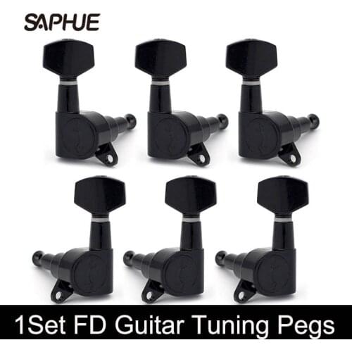 1Set FD Guitar Tuning Pegs Key Tuner Machine Head for Acoustic Electric Guitar Guitarra Violao Accessories Sealed Peg with Logo