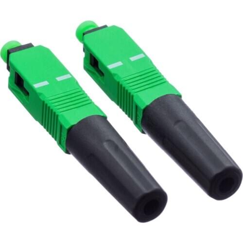 100PCS/box FTTH SC APC UPC single-mode fiber optic SC APC quick connector SC APC FTTH project