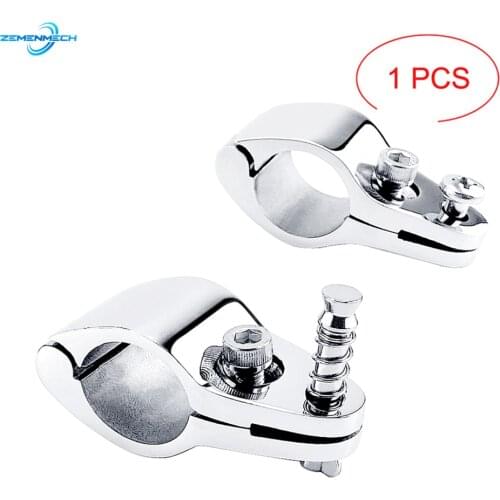 22 or 25mm Boat Bimini Top Hinged Jaw Slide Clamp Fitting Marine Hardware Yacht Canopy Tube Rail Accessories 316 Stainless Steel