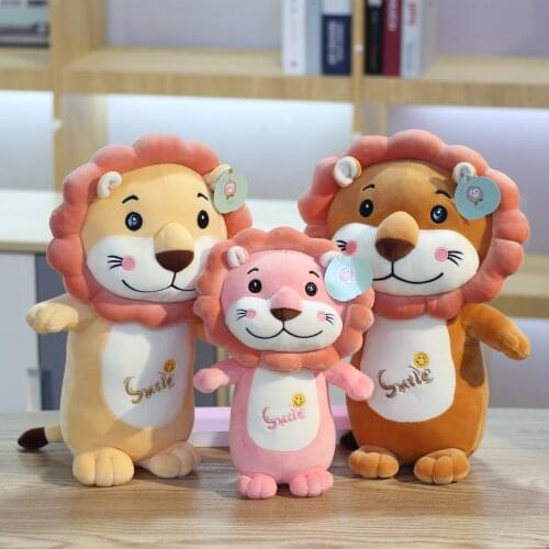 28- 75cm New Lifelike Lion Stuffed Animals Toys Cute Lion Plush Dolls for Kids Boys' Doll Soft High Quality Real Life Plush