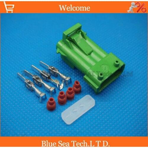 4 Pin Auto Male plug,car Oxygen sensor plug connector for Beverly, Chery, Citroen etc. Green color