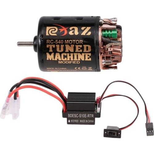 540 45T Brushed Motor ESC Combo RC Parts Crawler for 1/10 Axial SCX10 D90 Climbing Car