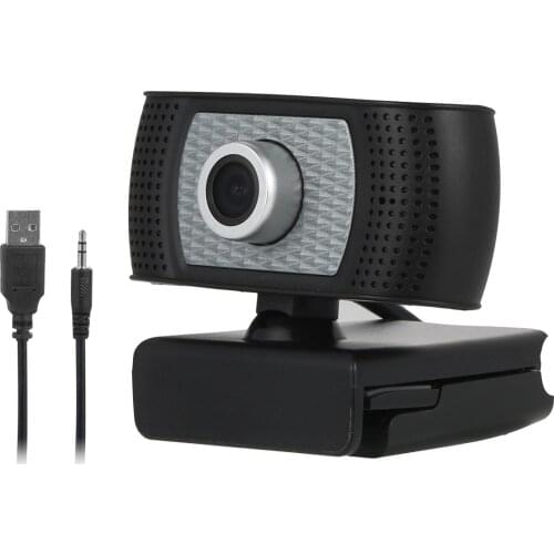 720P HD Optical Lens Webcam With Mic CMOS Sensor PC Computer Laptop Free Driver USB Web Camera Video Chat Desktop Camera