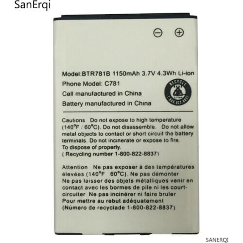 10pcs 1150mAh Battery BTR781 BTR781B for Casio C781 GzOne Ravine 2 Battery