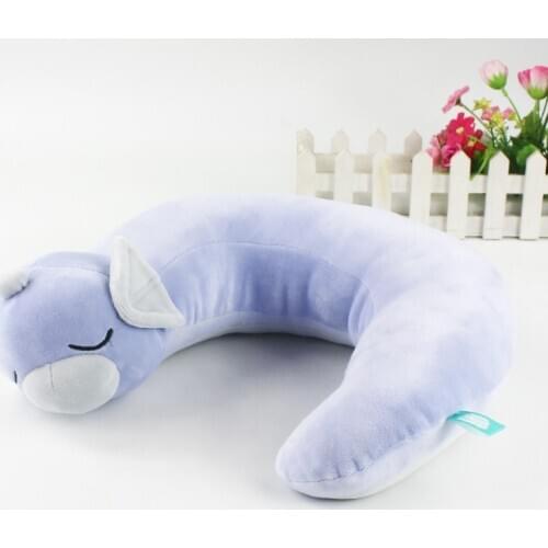 34cm Anime Dragonair Plush Toys Cute U Pillow Soft Sleepy Head Pillowcase Stuffed Animal Dolls