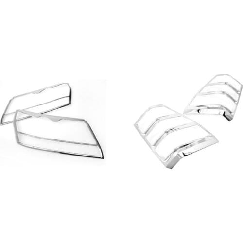 Car Styling Chrome Headlight Cover and Tail Light Cover For Suzuki Grand Vitara 2005-2012