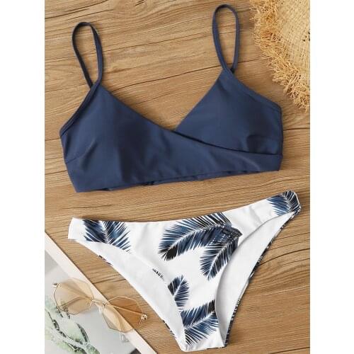 Bikini Women Swimwear Floral Random Print Bikini Set Push-Up Bikinis Sexy Biquini Swim Suit Female Beachwear Swimming